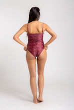 Load image into Gallery viewer, PRE-SALE  PRINTED BURGUNDY SWIMSUIT
