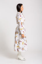 Laden Sie das Bild in den Galerie-Viewer, MIA  Printed Cotton Midi Skirt
